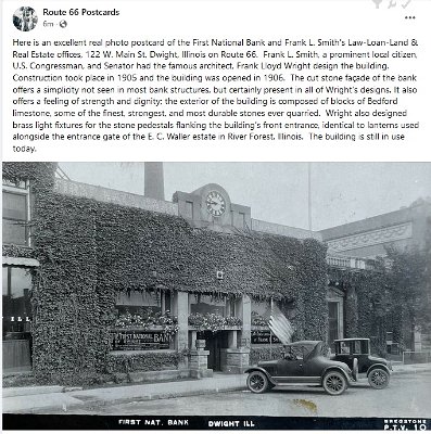 19xx Dwight - First national bank