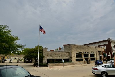 2021 Dwight - 1st National bank (designed by Frank Lloyd Wright) by Lori DeLeon Bunce 1