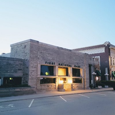 2021-05 Dwight - 1st National Bank by Frank Lloyd Wright 1