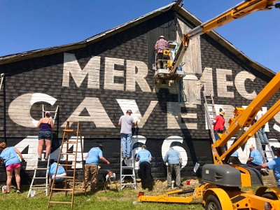 2025-05-10 Cayuga - sign restoration by Penny Black 3