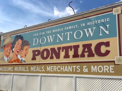 2024 Pontiac murals by Mike Throndsen 1