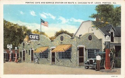 19xx Pontiac Cafe and service station