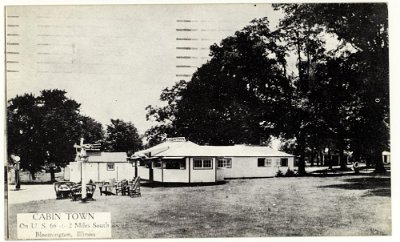 1930s Bloomington - Cabin town