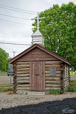 2023 Lincoln - Route 66 Log Chapel on the corner of 5th St. and Logan St. by Riverview photography 2