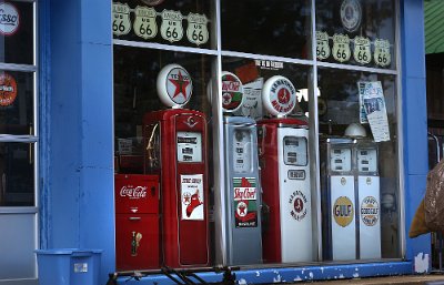 2015-10 Shea's (19) Vintage gas pumps located in the main museum will be auctioned Nov. 21 and seen here on Thursday, Oct. 1, 2015. A series of three auctions will be held selling...