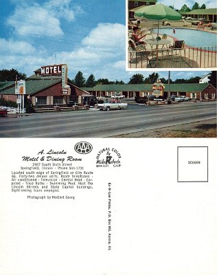 19xx Springfield IL - A Lincoln motel