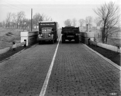 1950 Red brick road