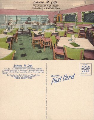19xx Litchfield - Subway 66 cafe