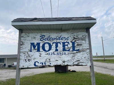 2023-05 Litchfield - Belevidere Motel and Cafe by Don Lancaster 2