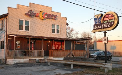 2022 Granite City - Luna Cafe by John Lacko 12December2022 The Loma Cafe on Route 66 in Granite City Illinois.