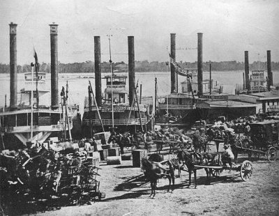 1853 St.Louis riverfront