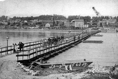 1890 St. Louis - Pontoon bridge