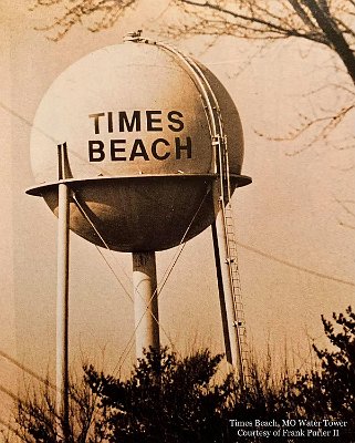 19xx Times Beach watertower by Eureka Historical Society