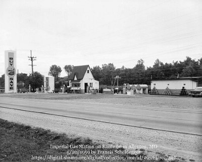 1959 Allenton - Imperial Gas station