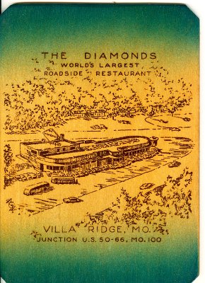 19xx The Diamonds (a wooden postcard) by Joe SOnderman
