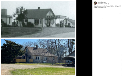 Then and now Bourbon - High Hill Cabins by Scott Sheehan