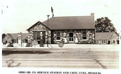 19xx Cuba - Ohio Oil service station
