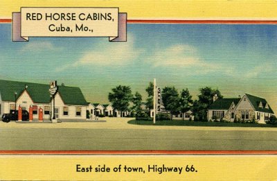 19xx Cuba - Red horse cabins