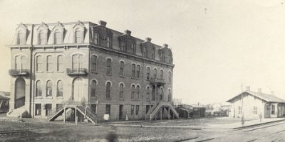 19xx Rolla - The Crandell House at Eight Street and the railroad.