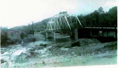 19xx Newburg - Old Iron bridge across Little Piney
