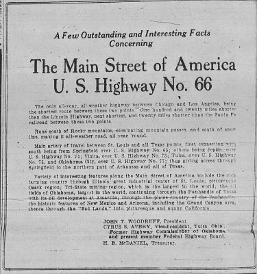 1927 Main street of America