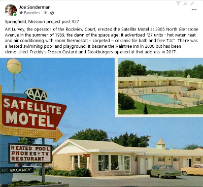 19xx Springfield mo - Satellite motel