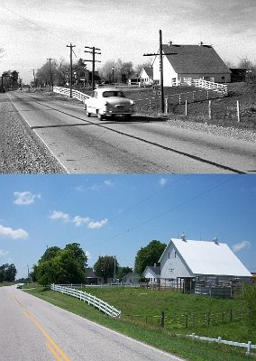 1954 and now - Halltown