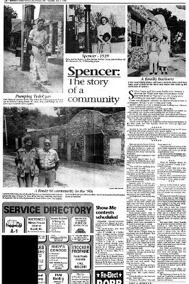 1990-08 Spencer - Article in the Lawrence Country Record