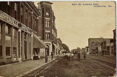 1900s Carterville - Main street (1)