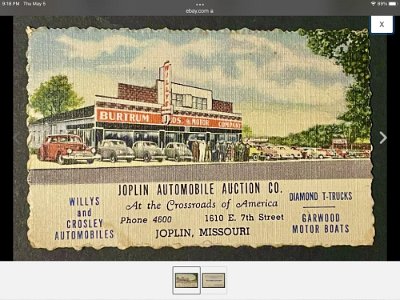 19xx Joplin Automobile Auction 1