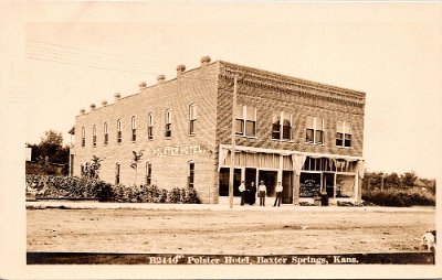 19xx Baxter Springs - Polster hotel 2