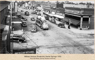 1950 Baxter Springs - Military Avenue