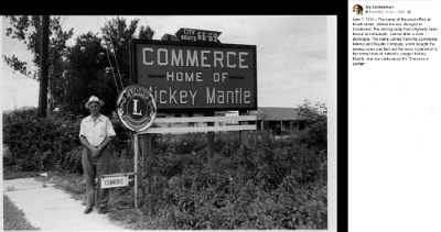 19xx Commerce - home of Mickey Mantle