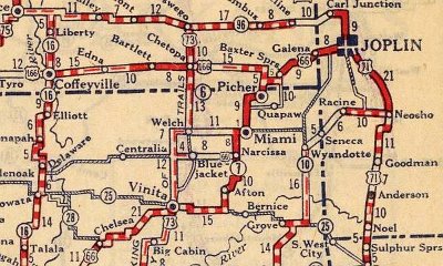 1927 ribbon-road-map