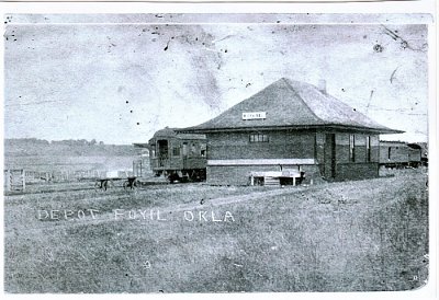 19xx Foyil - Train depot