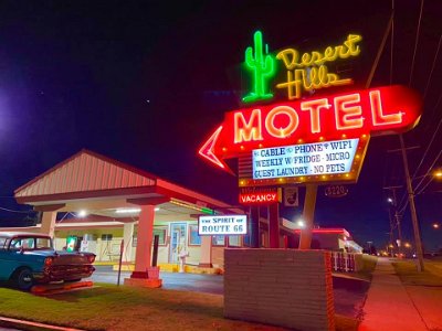 2021 Tulsa - Desert Hills motel by John Wise