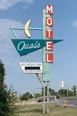 2022 Tulsa - Oasis motel by Roscoe Thompson