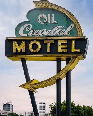 2022 Tulsa - Oil Capital Motel by Linda Hoggard Henderson