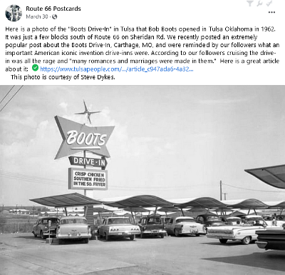 1962 Tulsa - Boots Drive-in
