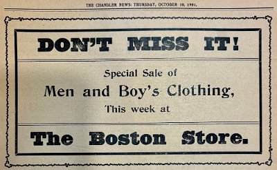 1901 Chandler - The Boston store 1