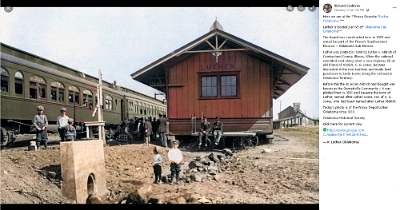 1910 Luther - Frisco depot
