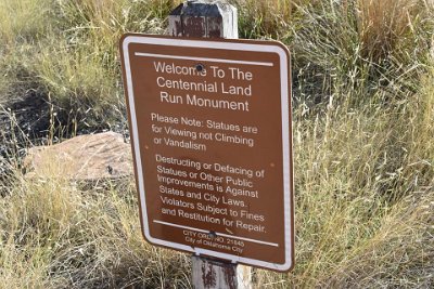2021-10 OKC - Centennial Land Run Monument 1