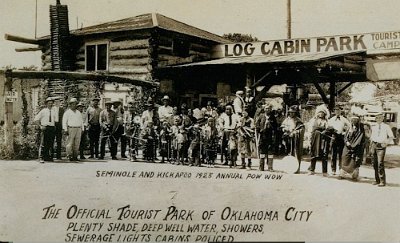1925 OKC - LOG CABIN PARK TOURIST CAMP