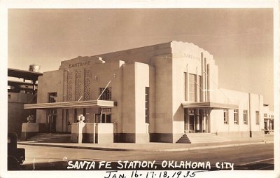 1935 OKC - Santa Fe station