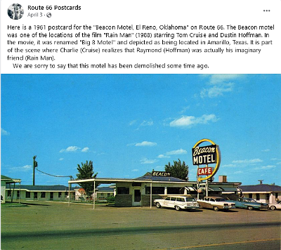 1961 El Reno - Beacon motel
