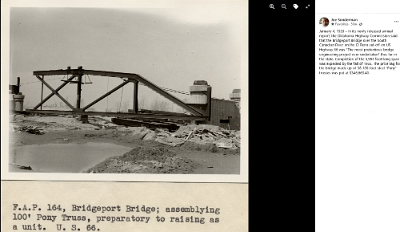 19xx Pony Bridge being built