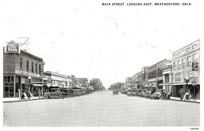 19xx Weatherford - Main street