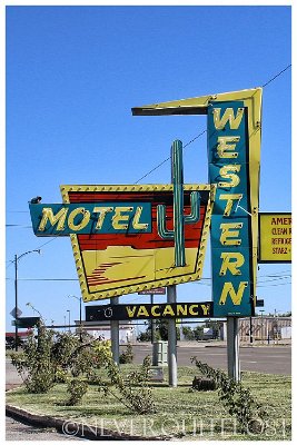 201x Sayre - Western motel by Blue Miller