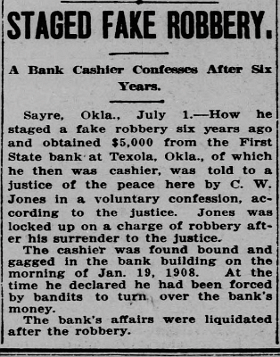 1908 Texola bank robbery Screenshot