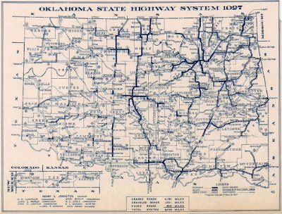 1927 Oklahoma State Highway System